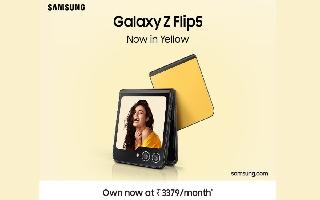 Samsung Galaxy Z Flip 5 Yellow Colour Variant Debuts In India With Festive Discounts; Check Price, Specifications And More